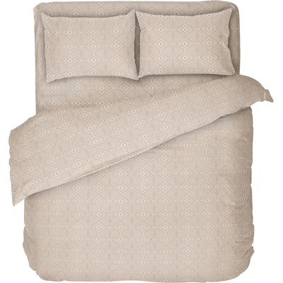 Dilios Спален комплект от 4 части Dilios - Кафе 2, 100% памук Ранфорс (4000016708)