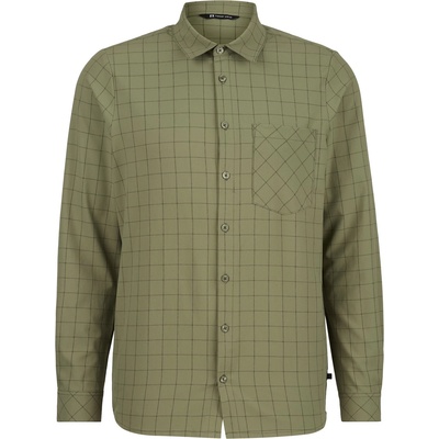 Heber Peak Мъжка риза с копчета Heber Peak WillowHe. Trekking Shirt L/S Shirt - Lucky Green / Black - размер 3XL (033-3018-0116)
