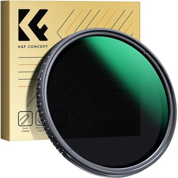 K& F Concept 58 mm Variable ND2-400 филтър за обектив Green coating Nano-D Series