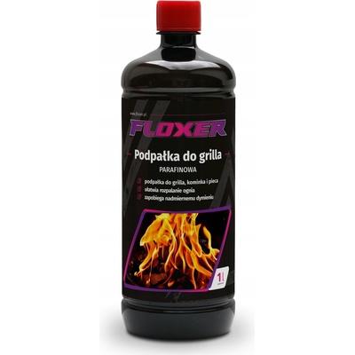 Parafínový podpalovač FLOXER tekutý podpalovač na gril, kamna, krb 1 litr