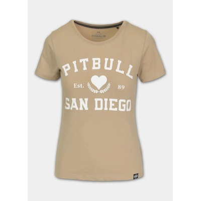 PitBull West Coast Dámské triko LOVE PB pískové