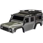 Traxxas каросерия TRX-4 Land Rover Defender сребърна (безскобова)