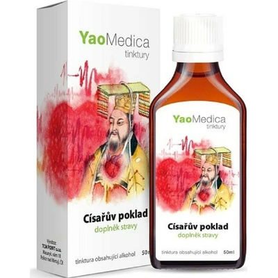 YaoMedica Cisárov poklad tinktúra posilňujúca funkciu srdca a kardiovaskulárneho systému 50 ml
