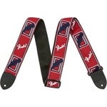 Fender 2'' Monogrammed Red/White/Blue Колан за китара (0990682000)