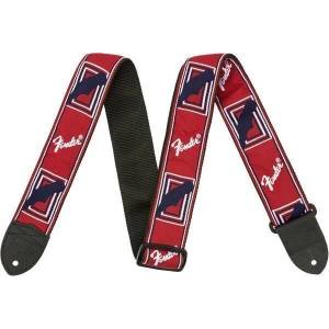Fender 2'' Monogrammed Red/White/Blue Колан за китара (0990682000)