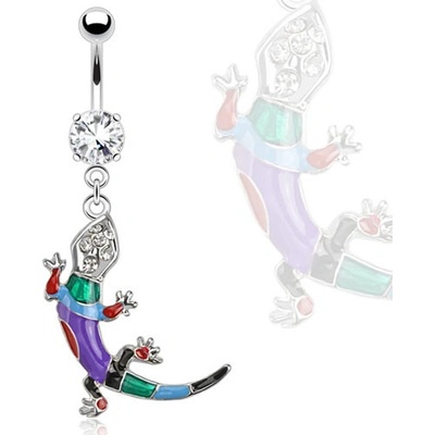 Marre piercing do pupíku ještěrka HWNAL13674