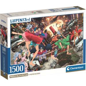 Clementoni Пъзел Clementoni от 1500 части - Люпен Трети (31749)