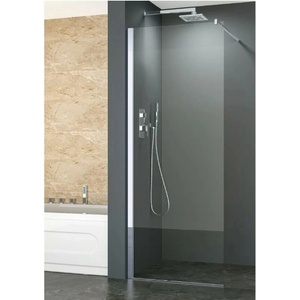 Inter Ceramic душ параван Walk-In хром 100x200 см прозрачно стъкло (113TR/100 NANO)