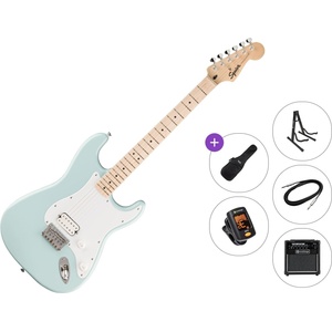 Squier Sonic Stratocaster HT H MN Premium SET Sonic Blue Електрическа китара