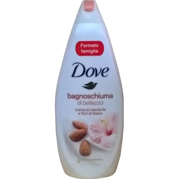Dove Purely Pampering Almond pěna do koupele mandle a ibišek 700 ml
