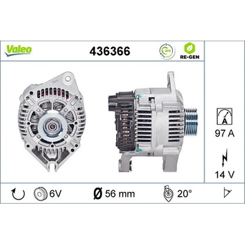 generátor VALEO 436366