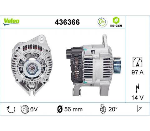 generátor VALEO 436366