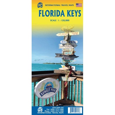 ITMB Publishing mapa Florida Keys 1:120 t. ITM