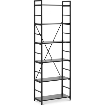 Fromm & Starck Regál na knihy 28x60x182 cm, černá