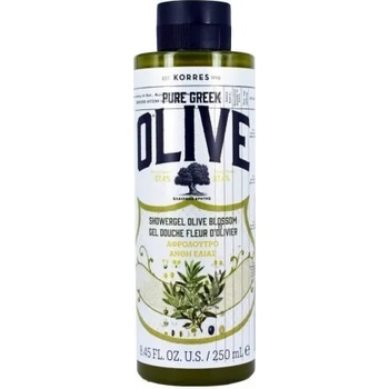 KORRES Душ гел с ободряващ екстракт от маслинови листа , Korres Pure Greek Olive Blossom , 250ml