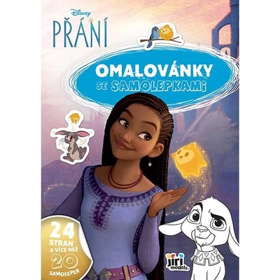 Omalovánky A4 se samolepkami Přá…