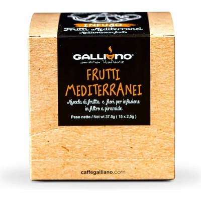 Caffé Galliano Infúzny čaj so stredomorským ovocím Infuso Frutti Mediterranei 37,5 g 15 ks