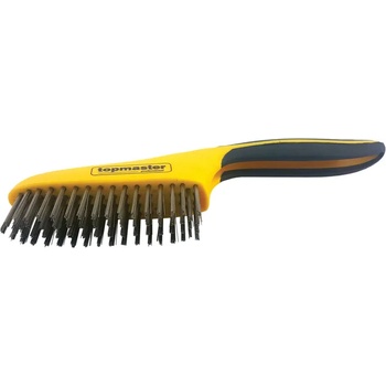 Image 1 of BASIC ЧЕТКА ТЕЛЕНА ПЛАСТМАСОВА ДРЪЖКА 4 РЕДА (340509)