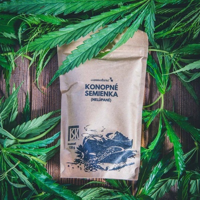 Cannature Konopné semienka nelúpané 135 g