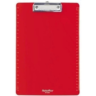 FLEXOFFICE Psací podložka FO-CB011, červená, plast, A4