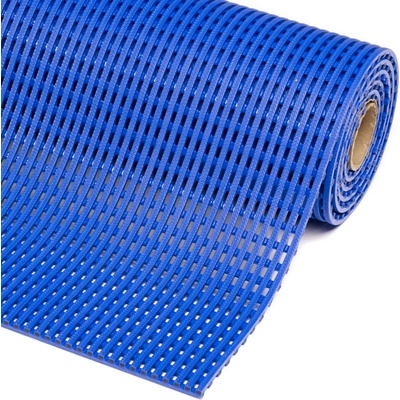 Notrax 536 Akwadek Antibakteriálna PVC mriežkovaná záťažová rohož modrá 122 cm x 10 m