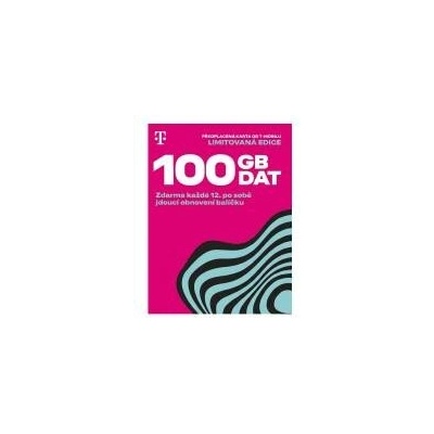 T-Mobile Twist SIM předplacená karta Limitovaná edice 100GB 2026