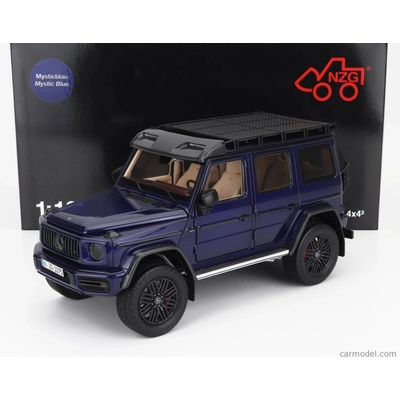 Nzg Mercedes benz G-class G634 Amg 2023 Mystic modrá 1:18