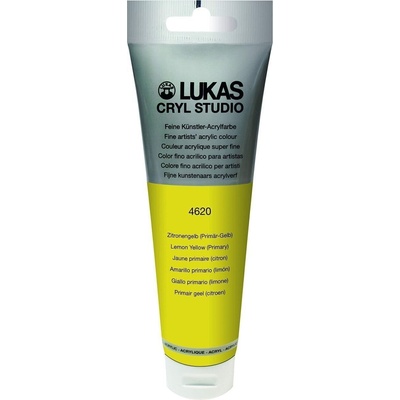 LUKAS Cryl Studio АКРИЛНА боя Fluorecent Lemon Yellow 125 ml 1 бр (46020012)