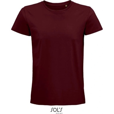 Sol´s Pioneer pánske tričko z bio bavlny burgundy