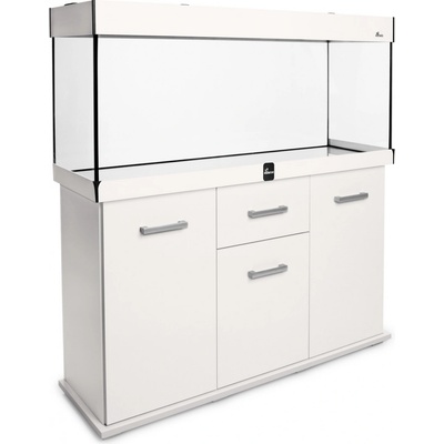 Diversa Solid LED akvarijní set rovný bílý 180 l