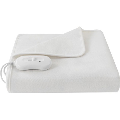 Podložka MagicHome, 2v1, deka, výhrevná, do postele, biela, 80x150 cm