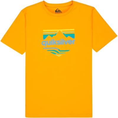 Quiksilver Детска тениска Quiksilver Kid's Horizon Fade S/S T-shirt - Mineral Yellow - размер 14 (US) (704-6119-0214)