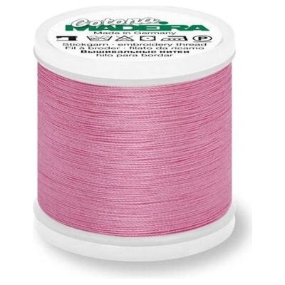 Quiltovací a vyšívací nit Madeira Cotona 50 (1000m) barva 605 pink
