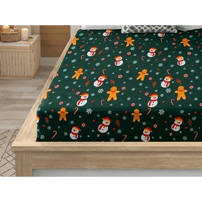 Textilomanie Napínacia obliečka z mikrovlákna SNOWMAN AND GI