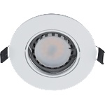 ELMARK Led ПЛАСТМАСОВА КРЪГЛА ЛУНА par 16 5, 5w 2700-3000k (92r105ww/w)