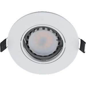 ELMARK Led ПЛАСТМАСОВА КРЪГЛА ЛУНА par 16 5, 5w 2700-3000k (92r105ww/w)
