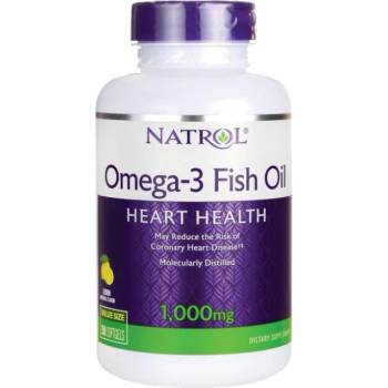 Image 1 of Natrol Omega 3 Fish Oil / Lemon Flavored [60 Гел капсули]