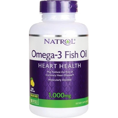 Natrol Omega 3 Fish Oil / Lemon Flavored [60 Гел капсули]
