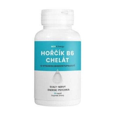 Movit Energy Hořčík B6 chelát 30 kapslí