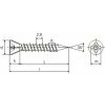 Šroub CETRIS – M4,2 × 55/30 ZB – Zboží Mobilmania