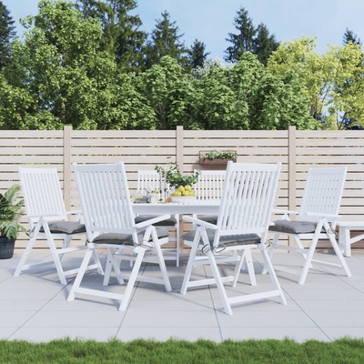 vidaXL Възглавници за столове 6 бр сиви 40x40x7 см Оксфорд плат (314865)