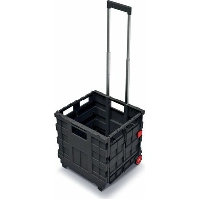 PK Group Skladacia prepravka s madlom 39,6 x 37 x 100,8 cm čierna 97_99_011