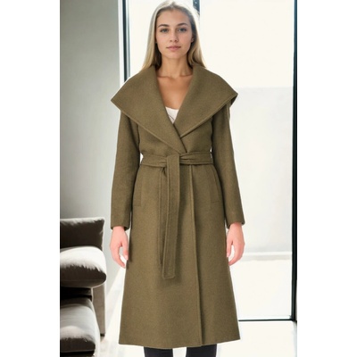 Dewberry Z6679 Women's coat hnedá