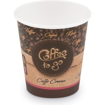 Wimex Papierový pohár ,,Coffee to go,, O73mm 200ml `S: 0,18L 7oz`