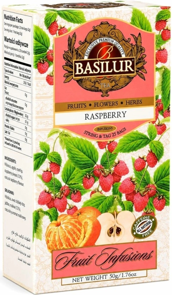 Basilur Fruit Raspberry 25 x 2 g