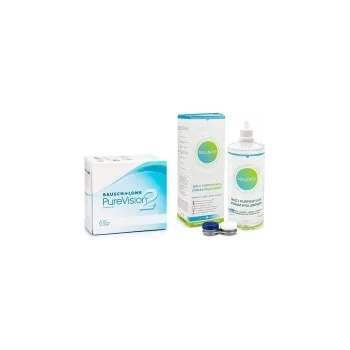 Image 1 of Bausch & Lomb PureVision 2 (6 лещи) + Solunate Multi-Purpose 400 ml с кутия