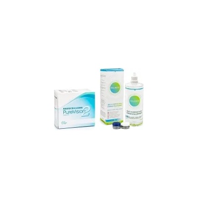 Bausch & Lomb PureVision 2 (6 лещи) + Solunate Multi-Purpose 400 ml с кутия
