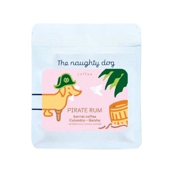 The Naughty Dog PIRATE RUM barrel coffee - geisha 200g: да, за мока/аеропрес