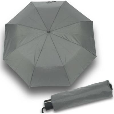 Doppler Mini fiber Uni dámský šedý skládací deštník