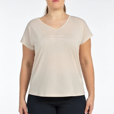 Тениска John smith Pelago short sleeve T-shirt - Beige (Raw)